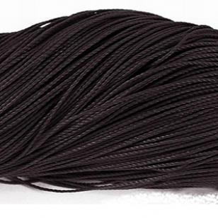 Polyester Koord Donkerbruin 1mm 